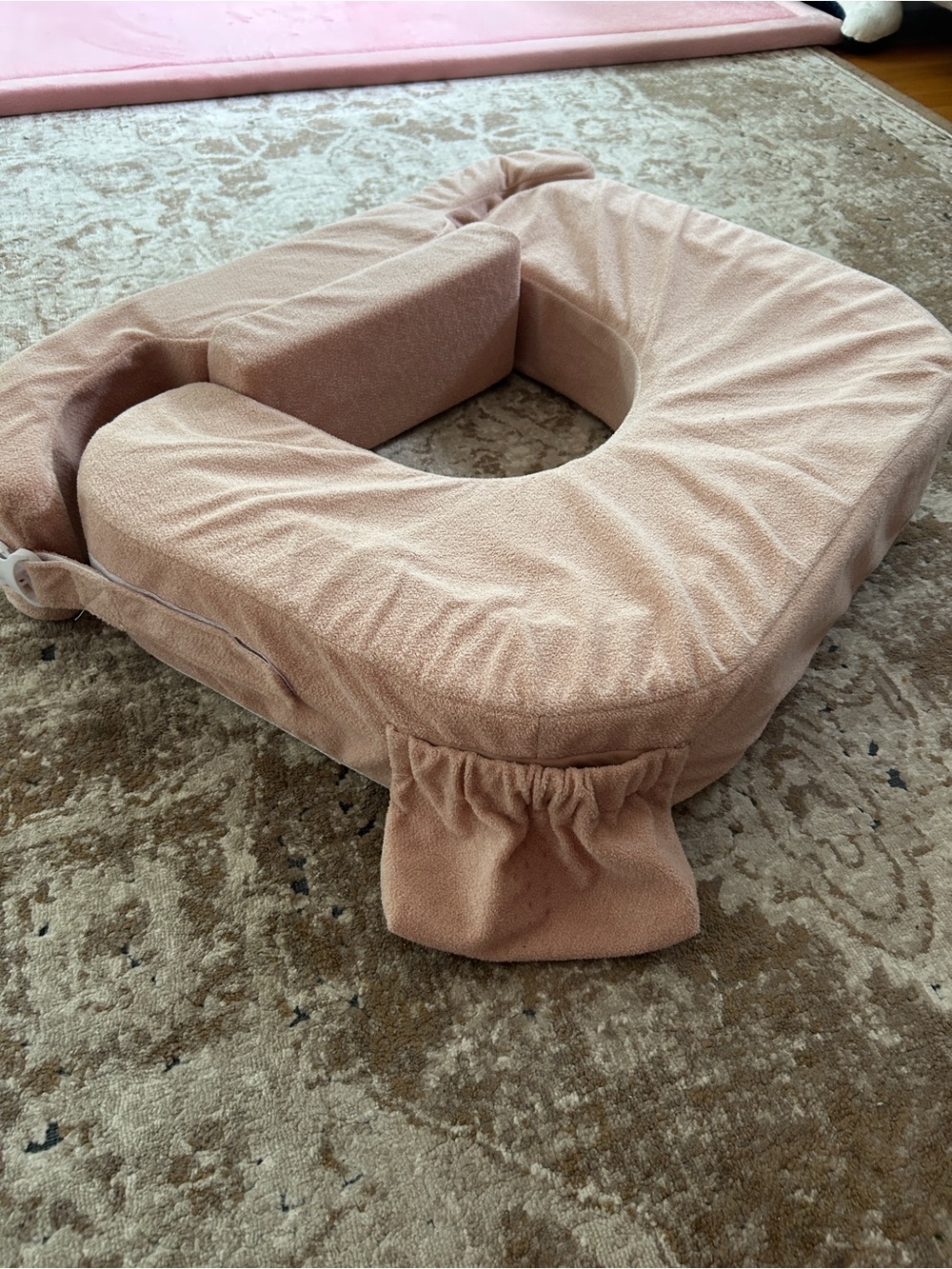 My Breast Friend Twin Nursing and Support Pillow in Dusty Rose